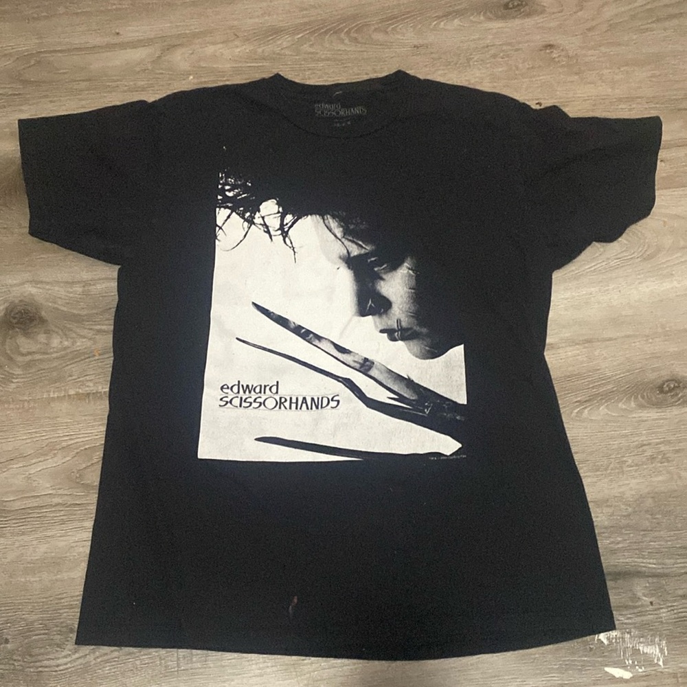 black Edward Scissorhands shirt